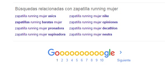 Busquedas relacionadas google