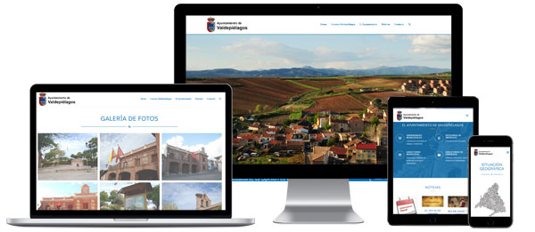 Diseño Página Web Ayuntamiento de Valdepiélagos