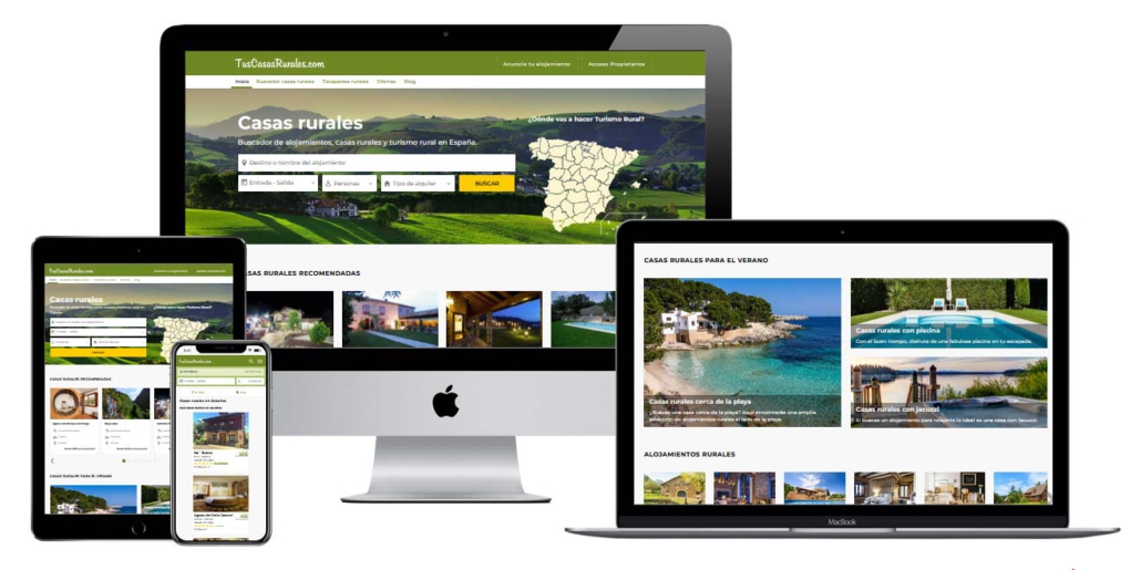 DIseño web responsive para casas rurales