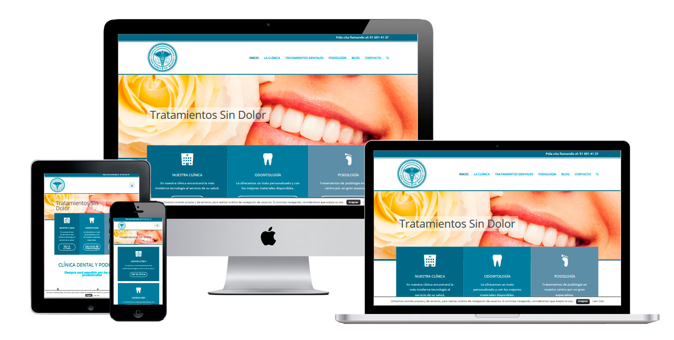 Página Web Clínica Dental Drs. de Benito